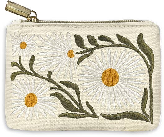 COIN POUCH FLOWER MARKET DAISY