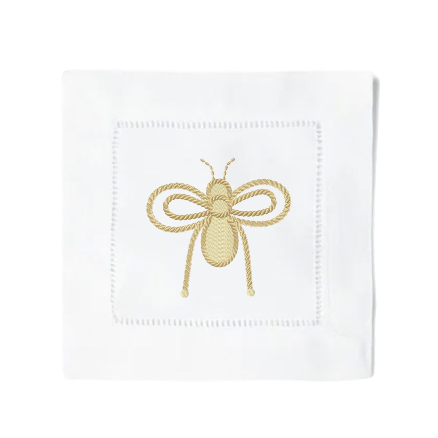 Set of 4 Bee Cocktail Napkins