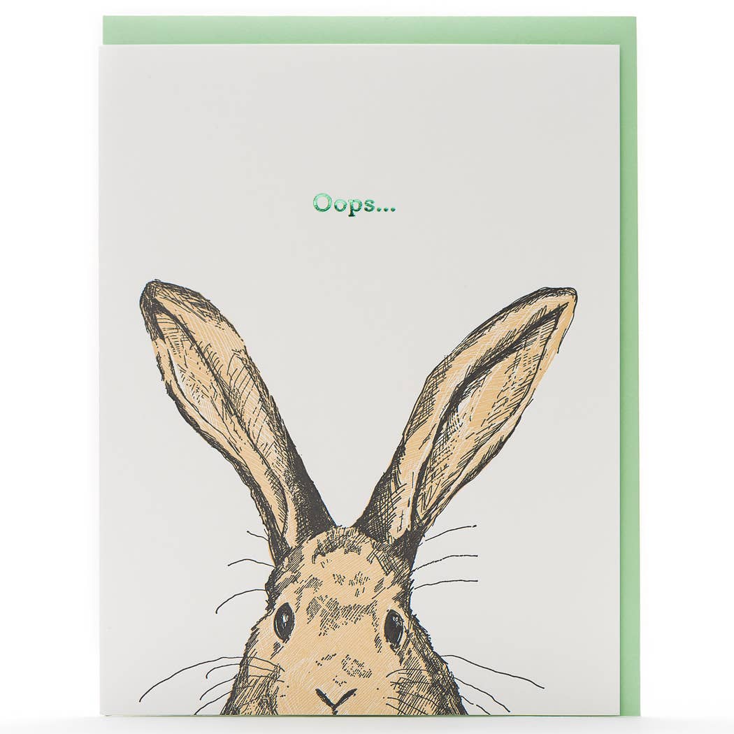 Oops Rabbit Card