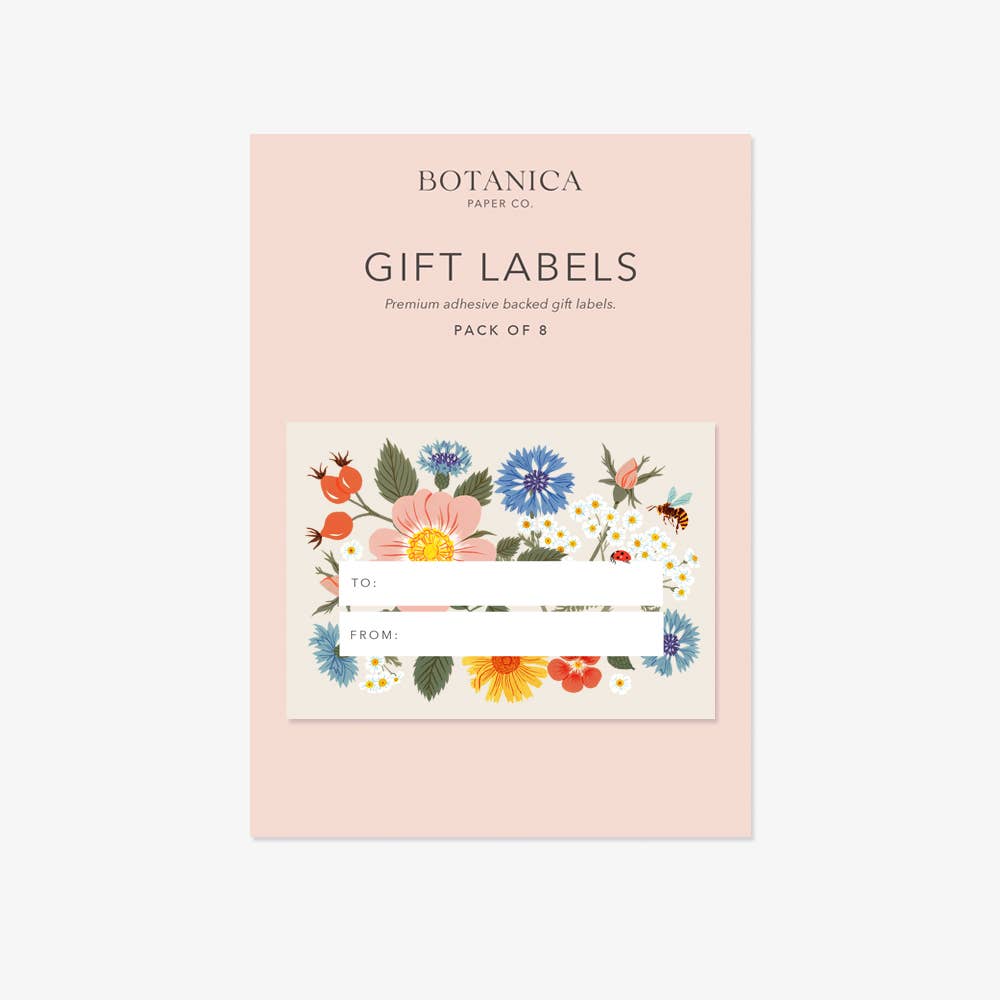 BOTANIST | GIFT LABELS, PACK OF 8