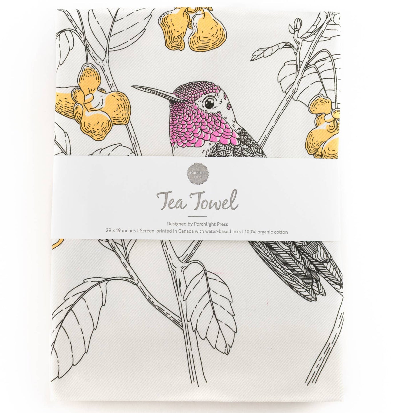 Anna's Hummingbird Tea Towel - West Coast Birds