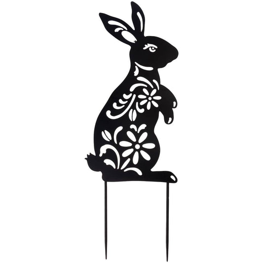 Boston International - Floral Easter Bunny Yard Stake