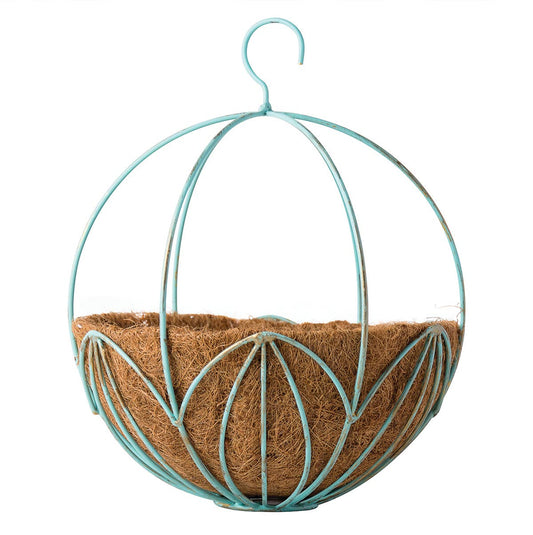 Leeds Sphere Metal Hanging Basket