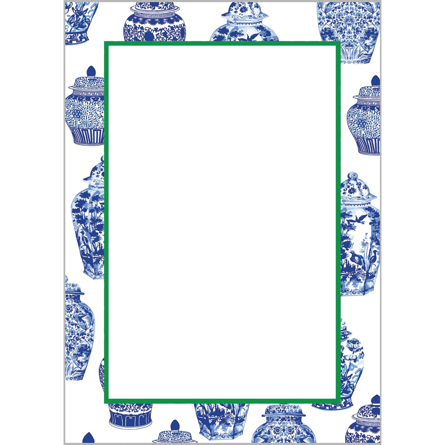 5"x7" Ginger Jars Pattern Notepad