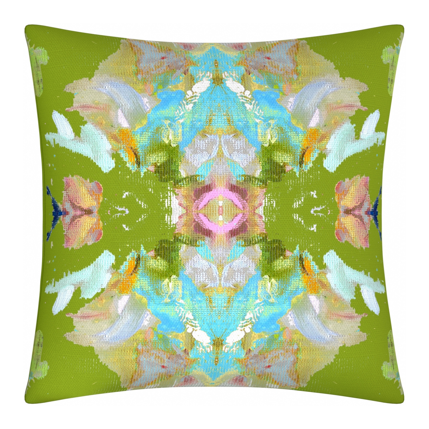 Laura Park Designs - Stained Glass Green 22x22 Pillow