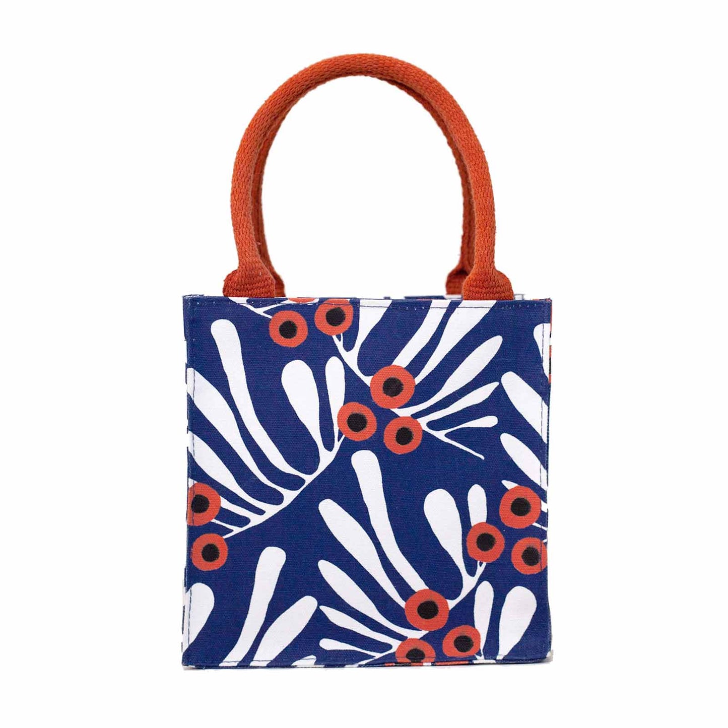 FRANCOISE NAVY Itsy Bitsy Reusable Gift Bag Tote